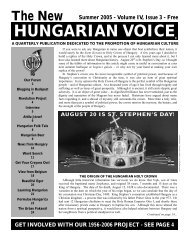 THE NEW HUNGARIAN VOICE SPRING 2005 (Read-Only)