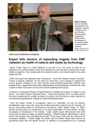 A report of Barrie Trower's presentation to the ... - StopTheCrime.net