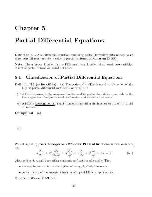 Chapter 5 Partial Differential Equations Pdf