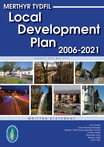 ldp adopted plan - may 2011 - Merthyr Tydfil County Borough Council