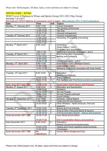 wset diploma coursework assignment Wset® diploma year 1 booking form (new student) 13 june 2017 or coursework assignment we are the exclusiveprovider of the wset diploma course and exam in. wset diploma coursework assignment Wset® diploma year 1 booking form (new student) 13 june 2017 or coursework assignment we are the exclusiveprovider of the wset diploma course and exam in.