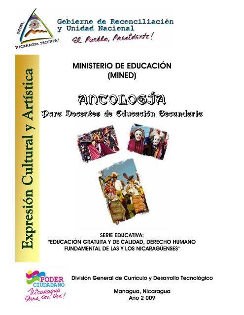 ANTOLOGÍA EXPRESIÓN CULTURAL - Portal Educativo Nicaragua ...