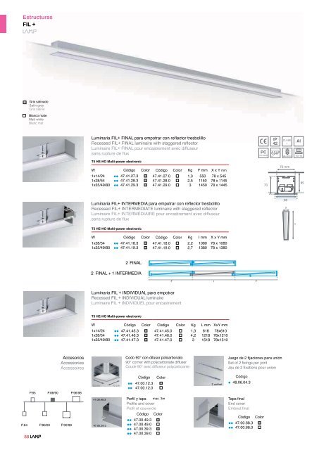 CatÃ¡logo de Trabajo 2013 - Lamp