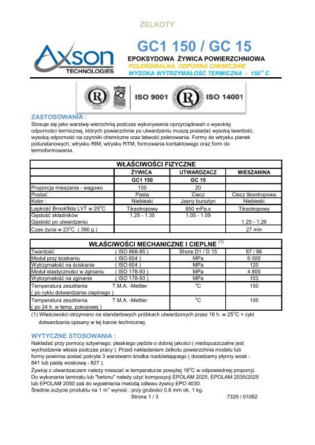 GC1 150 / GC 15 - Amod