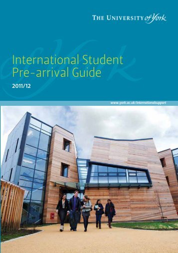 International Student Pre-arrival Guide