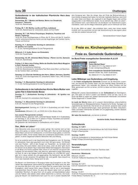 Chattengau Kurier - Niedenstein