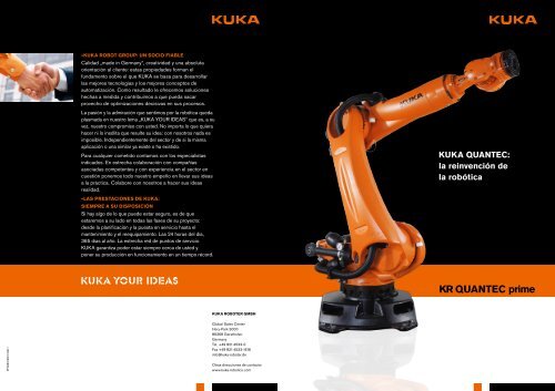 KUKA YOUR IDEAS - KUKA Robotics