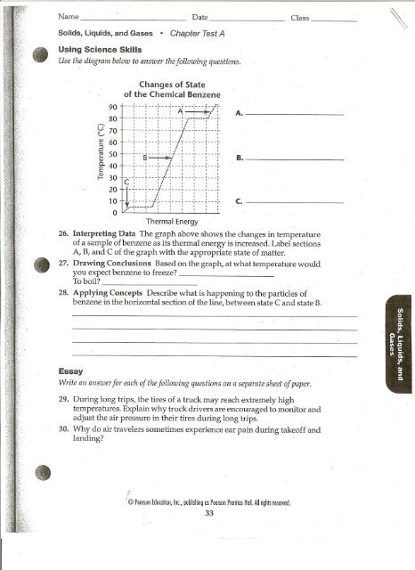 Solids, Liquids, and Gases - Teacher