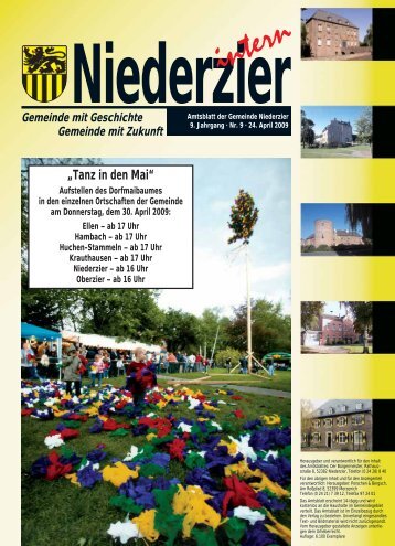 (0 24 65) 10 30 Telefax (0 24 65) - Gemeinde Niederzier