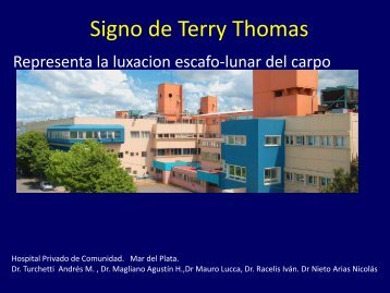 Signo de Terry Thomas - Congreso SORDIC