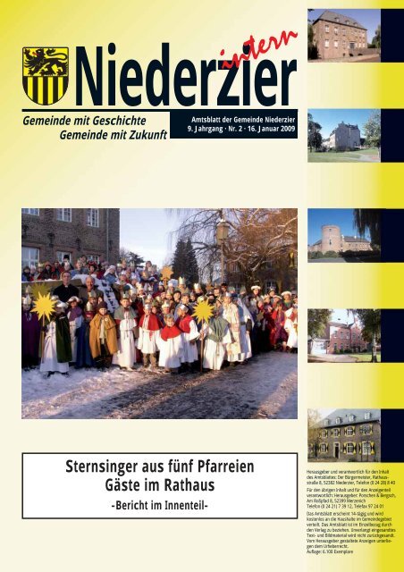 Sternsinger Aus Funf Pfarreien Gaste Im Rathaus Gemeinde