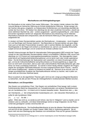 Handout "ParitÃƒÂ¤ten" - AuÃƒÂŸenwirtschaft