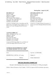 No. 4426 The FGIC Trustees' Exhibit List - ResCap RMBS Settlement