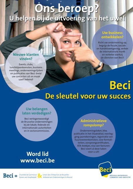 Vrouwelijk ondernemerschap in BelgiÃ«: - BECI