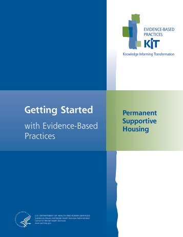 Permanent Supportive Housing: Getting Started with Evidence ...