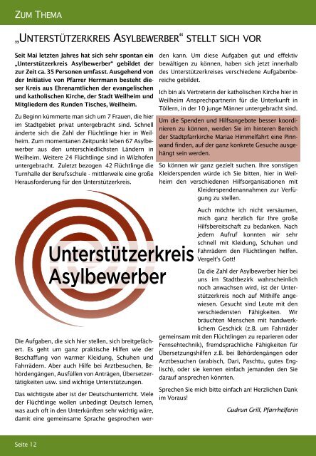 Kirchenzeitung Oktober 2013 der katholischen ...