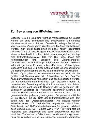 Zur Bewertung von HD Maerz 2010.pdf - Vet-roentgen.at