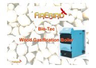 Firebird Boilers IRL - BIOTEC Wood Gasification Boiler - ghp