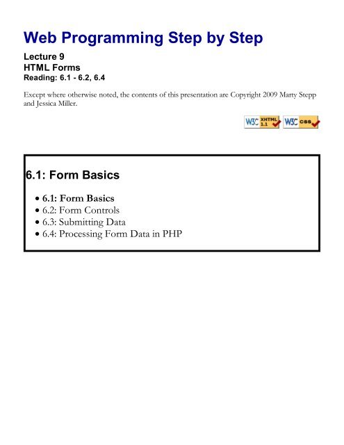 PDF - Web Programming Step by Step