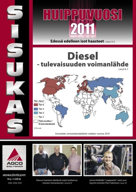 Sisukas - henkilÃƒÂ¶stÃƒÂ¶lehti N:o 1/2012 - AGCO Power