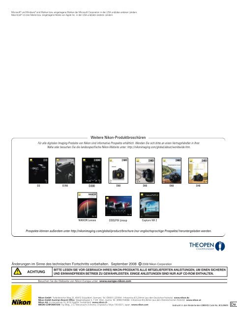 TOTAL DIGITAL IMAGING SYSTEM - Nikon Highlights