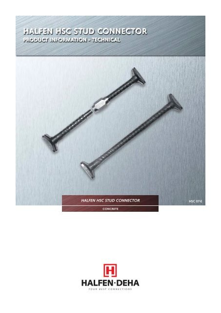 HALFEN HSC STUD CONNECTOR - SALAM Enterprises