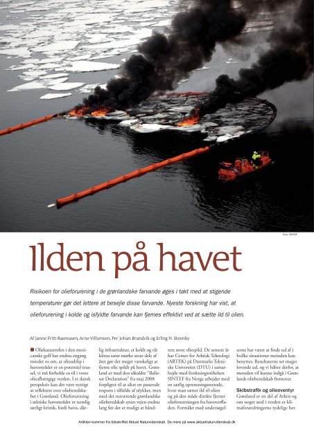 Ilden på havet - Aktuel Naturvidenskab