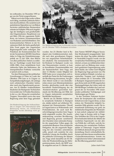 Zeitschrift MilitÃ¤rgeschichte [Heft 03/2006]