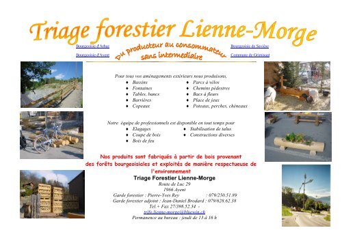 Triage Forestier Lienne-Morge