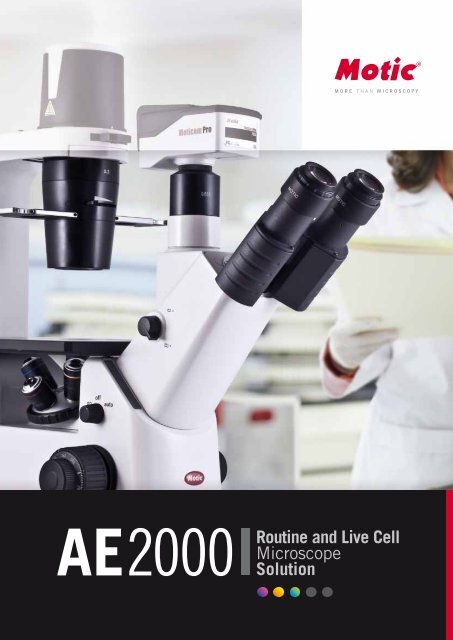 Motic AE2000 Inverted Microscope Brochure - Meyer Instruments, Inc.