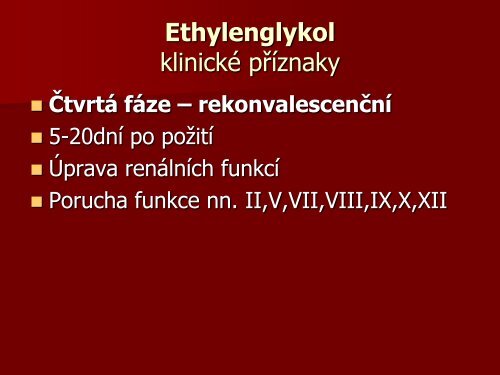 Otrava methanolem a etylenglykolem - AKUTNE.CZ