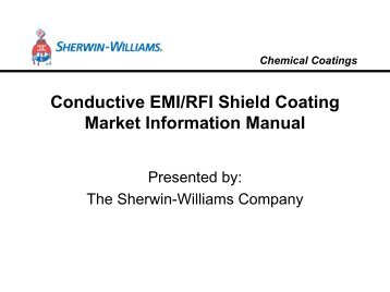 Conductive EMI/RFI Shield Coating Market Information Manual