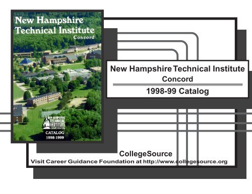 Catalog 98-99 - NHTI - Concord's Community College