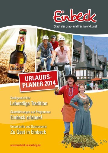 Urlaubsplaner 2014 herunterladen - Einbeck Marketing