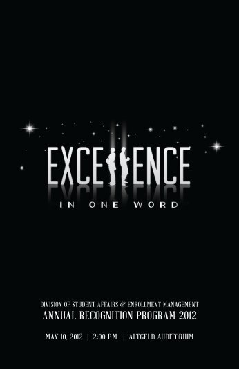 PDF of 2012 Annual  Recognition Program - Northern Illinois University