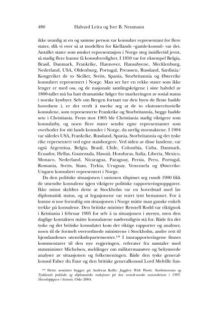 Fremmede konsuler i Norge ca. 1660-1905 - Historisk Tidsskrift