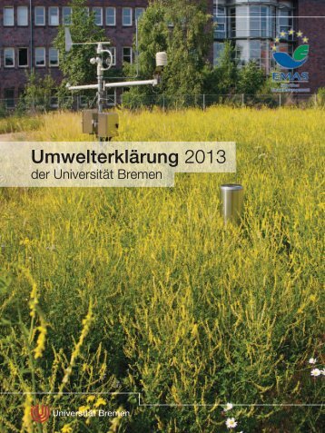 UmwelterklÃ¤rung 2013 - Ums Uni Bremen - UniversitÃ¤t Bremen