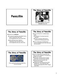 The Story of Penicillin