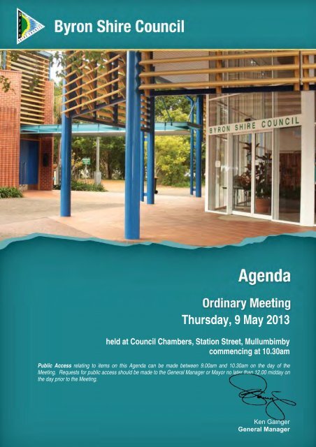 Agenda - Byron Shire Council - NSW Government