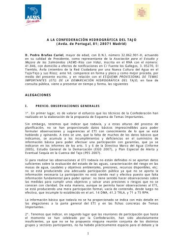 (AEMS-RÃ­os con Vida) (Pedro Brufao Curiel - ConfederaciÃ³n ...