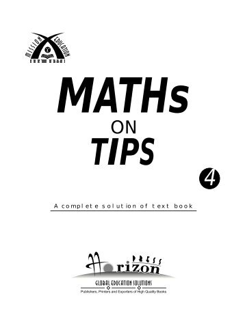 Maths on Tips - Part 4.pdf - School Books Publishers India