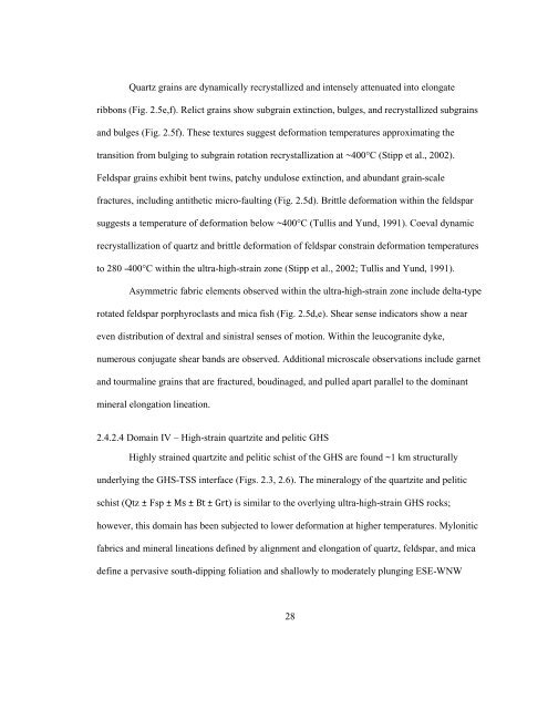 title of the thesis - Department of Geology - Queen's University