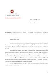 lettera aperta al professor Casati - Ecoinformazioni
