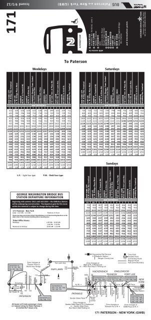 n j transit schedule