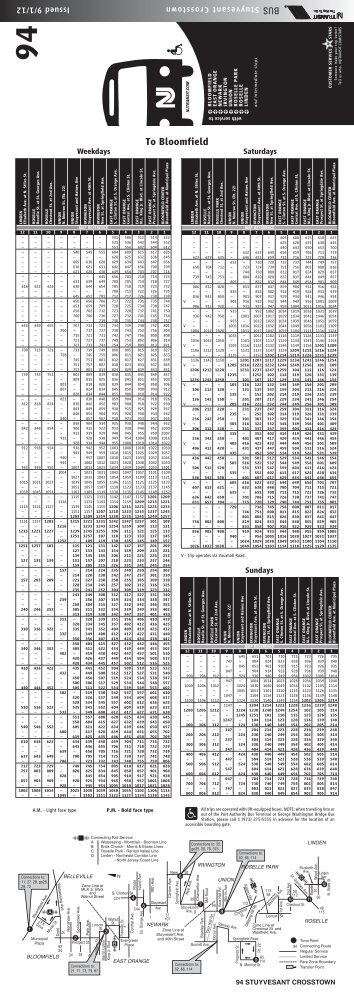 94 New Jersey Transit 94 New Jersey Transit