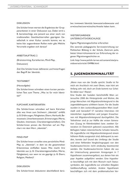 Download der Schulmaterialien - als pdf - Austrianfilm
