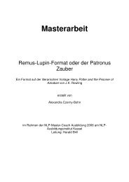Masterarbeit Patronos Zauber Alexandra - NLP-Ausbildungsinstitut ...