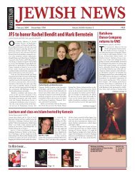 JFS to honor Rachel Bendit and Mark Bernstein - Washtenaw ...