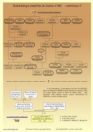 BioGÃ©nÃ©alogie simplifiÃ©e de Jeanne d'ARC - collatÃ©raux 2 - - Free