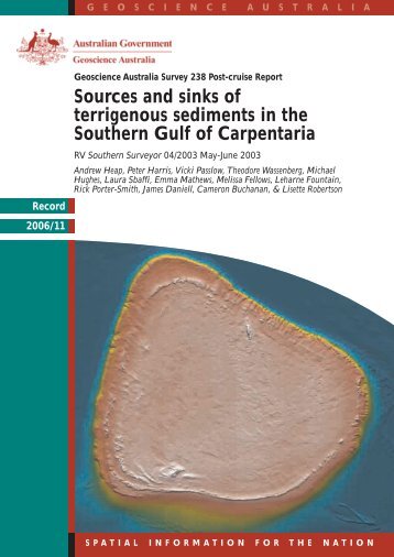 Sources and sinks of terrigenous sediments in the Southern Gulf of ...